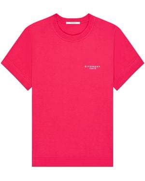 Givenchy Cotton Logo T-Shirt - Pink