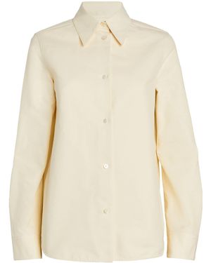 Jil Sander Cotton Poplin Shirt - Natural