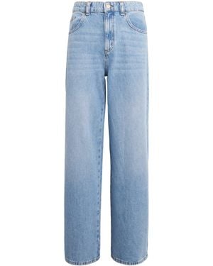 Claudie Pierlot High-Rise Wide-Leg Jeans - Blue