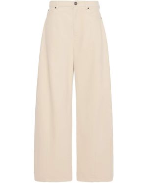 Weekend by Maxmara Wide-Leg Jeans - Natural