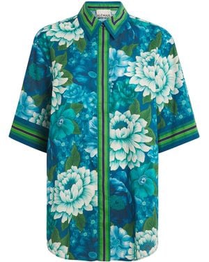 ALÉMAIS Organic Cotton Margo Shirt - Blue