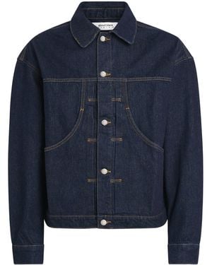 About Blank Boxy Denim Jacket - Blue