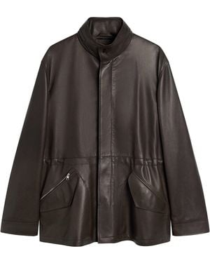 dunhill Leather Jacket - Black
