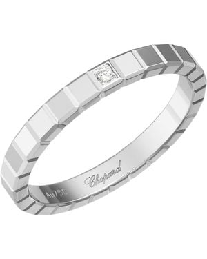 Chopard And Diamond Ice Cube Ring - Metallic
