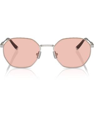 Brunello Cucinelli Titanium Bc2003St Sunglasses - Pink