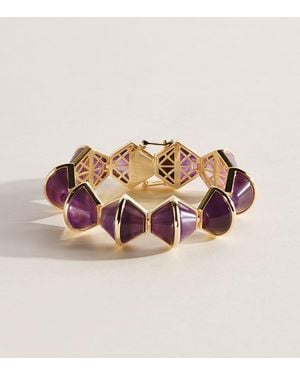 Eddie Borgo Plated Honeycomb Bracelet - Black