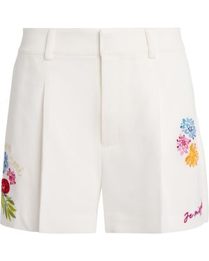 Cinq À Sept Celeste Vine Emmie Shorts - White