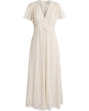 ME+EM Lace Maxi Dress - White