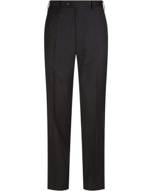Brioni Virgin Wool Tigullio Pants - Black