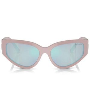 Tiffany & Co. Acetate Heart-Detail Sunglasses - Blue