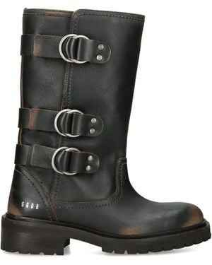 Golden Goose Leather Kurt Ankle Boots 25 - Black