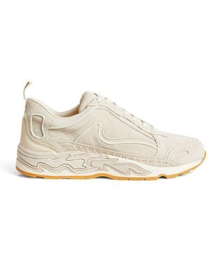 Sandro Suede Flame Trainers - White