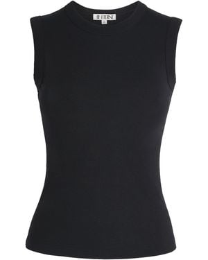 ÉTERNE Fitted Tank Top - Black