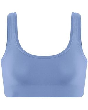 Hanro Touch Feeling Crop Top - Blue