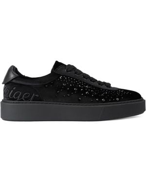 Kurt Geiger Embellished Albion Retro Trainers - Black