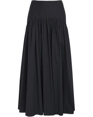 STAUD Procida Maxi Skirt - Black