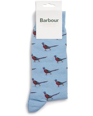 Barbour Cotton-Blend Mavin Socks - Blue