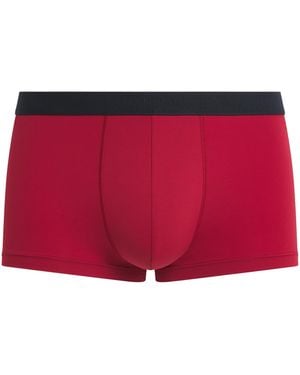 Hanro Micro-Touch Boxer Briefs - Red
