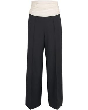 Voranida Ruched-Detail Perrin Pants - Grey