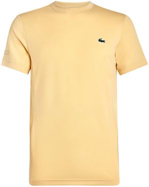 Lacoste Technical Logo T-Shirt - Yellow