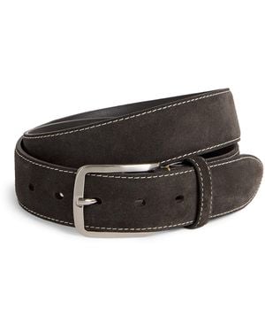 Paul & Shark Suede Belt - Black