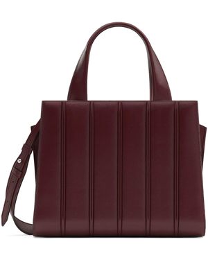 Max Mara Medium Quilted Whitney Top-Handle Bag - Purple