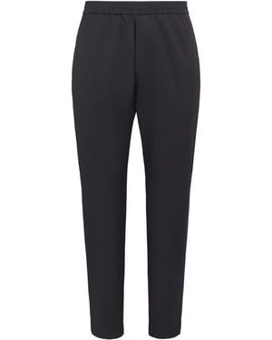 Barena Virgin Wool Drawstring Pants - Blue