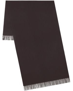 Mulberry Merino Wool Scarf - Black