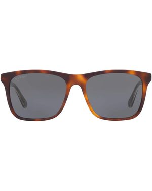 Gucci Acetate Rectangle Sunglasses - Grey