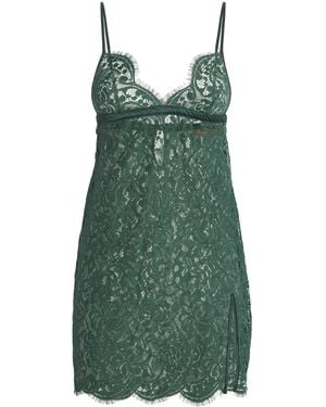 Coco De Mer Lace Isara Babydoll Dress - Green