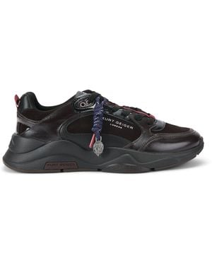 Kurt Geiger Leather Royston Trainers - Black