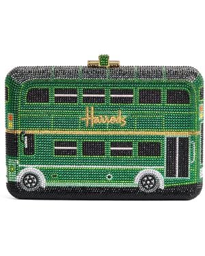 Judith Leiber X Harrods Exclusive Slim Slide Clutch Bag - Green