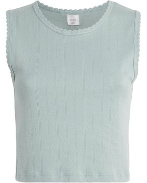 Leset Classic Pointelle Vest - Green