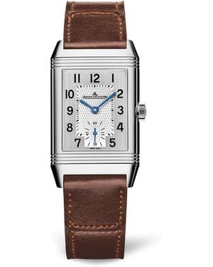 Jaeger-lecoultre Stainless Steel Reverso Classic Duoface Small Seconds Watch - Brown