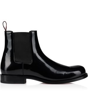 Christian Louboutin Choucair Leather Chelsea Boots - Black