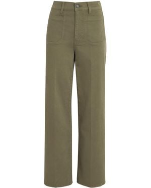 FRAME Le Slim Palazzo Bootcut Jeans - Green