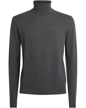 Ralph Lauren Cashmere Rollneck Jumper - Grey