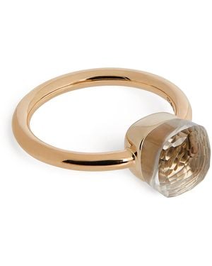 Pomellato Mixed And Topaz Nudo Petit Ring - Brown