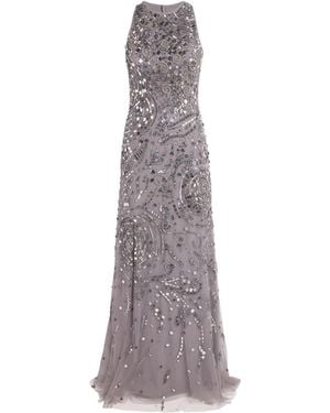 Zuhair Murad Embellished Gown - Purple