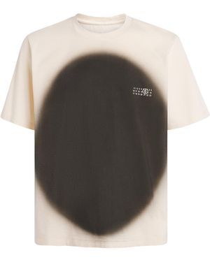 MM6 by Maison Margiela Blur Print T-Shirt - Black