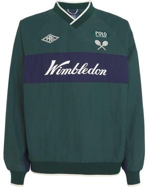Ralph Lauren X Wimbledon Ripstop Tennis Sweatshirt - Green