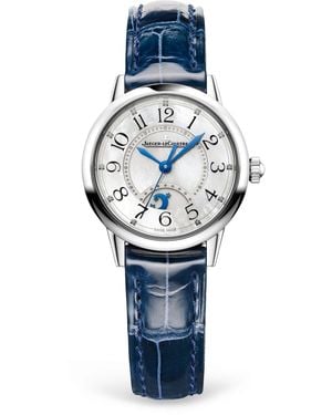 Jaeger-lecoultre Small Stainless Steel Rendez-Vous Night & Day Watch - Blue