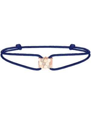 Chaumet And Diamond Bee De Bracelet - Blue