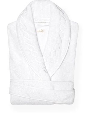 Pratesi Cotton Treccia Bathrobe - White