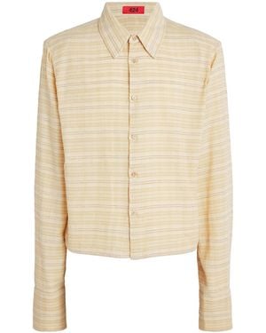 424 Cotton-Blend Stripe Shirt - Natural