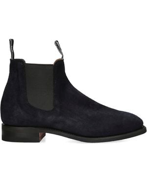 R.M.Williams Suede Ankle Boots - Blue