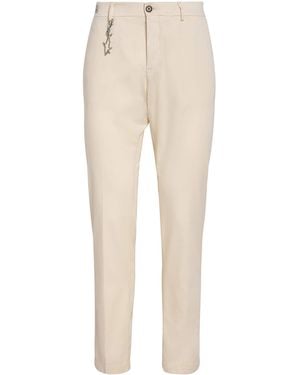 Paul & Shark Cotton-Silk-Blend Straight Chinos - Natural
