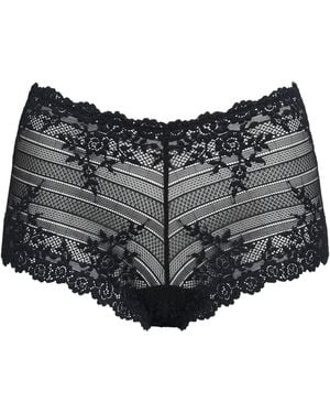 Wacoal Embrace Lace Boy Shorts - Grey