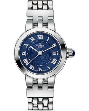 Tudor Stainless Steel Clair De Rose Watch - Blue