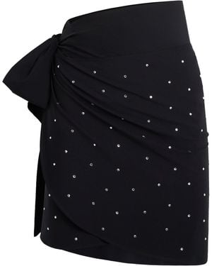 Hunza G Short Swarovski Upf50+ Sarong - Black